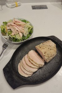 鶏むね肉のジップロックで簡単サラダチキン