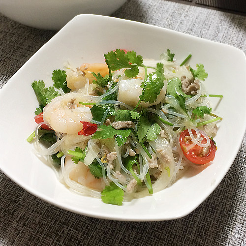「タイ風ピリ辛春雨サラダ」の画像