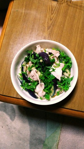 冷しゃぶナスおろしうどん