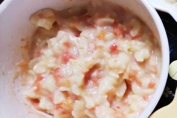 離乳食中期 鮭のトマトミルクマカロニ レシピ 作り方 By ものぐさベキコ クックパッド 簡単おいしいみんなのレシピが360万品
