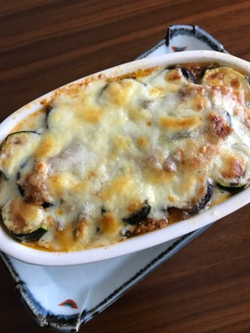 厚揚げとミートソースのオーブン焼き