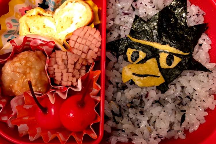 年少さんのポケモン弁当 ヤミカラス レシピ 作り方 By 育児中 クックパッド 簡単おいしいみんなのレシピが349万品