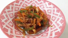 切り干し大根の焼きそば風