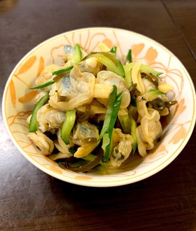 あさりときゅうりの塩昆布和え