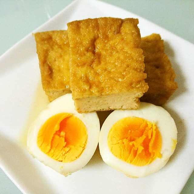 作り置き 味が染みてる厚揚げと卵の煮物 レシピ 作り方 By ポテチ犬 クックパッド