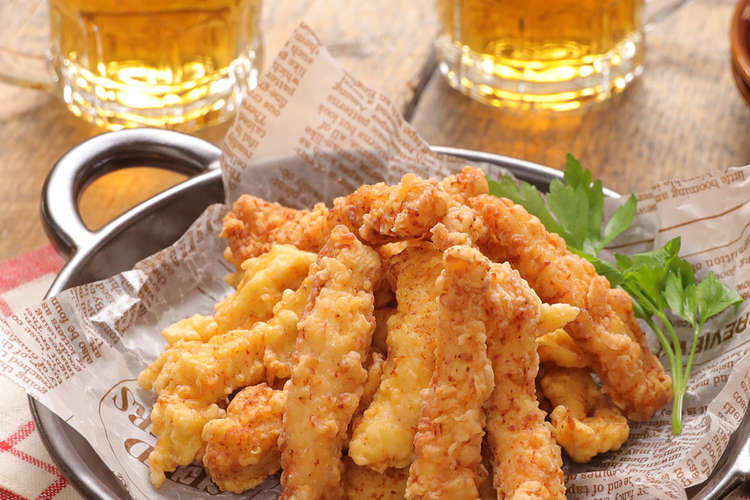 鶏むね肉のやわらか スティックから揚げ レシピ 作り方 By Dグルメ クックパッド 簡単おいしいみんなのレシピが360万品