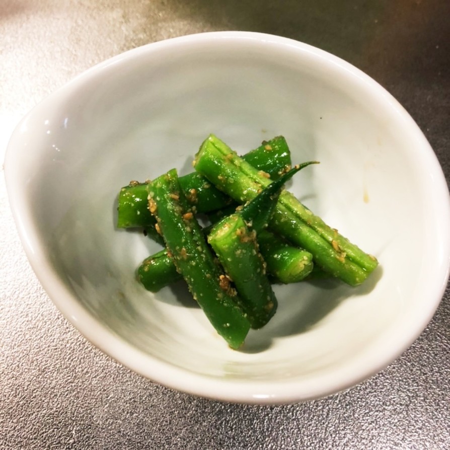 いんげん豆の中華風ナムルの画像