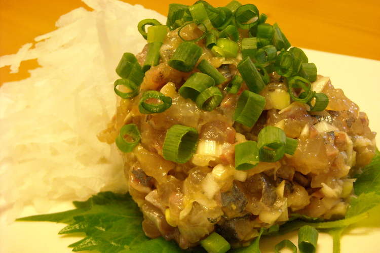 アジのたたき 味噌入り レシピ 作り方 By Shioriのママ クックパッド