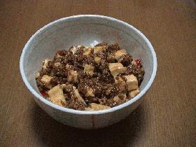 お手軽マーボー丼