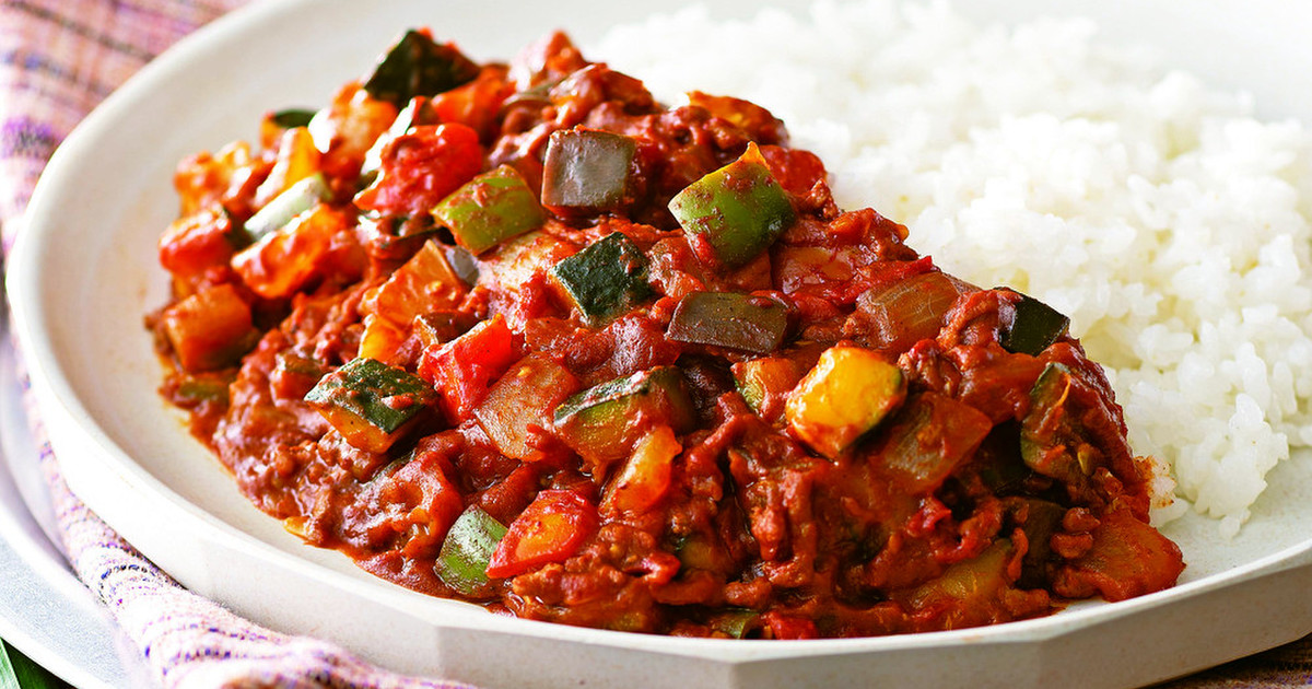 夏やさい時短ドライカレー レシピ 作り方 By 阪急オアシス クックパッド 簡単おいしいみんなのレシピが359万品