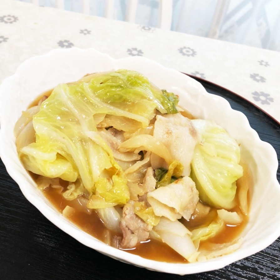 胃に優しく☆豚バラとキャベツの中華煮の画像