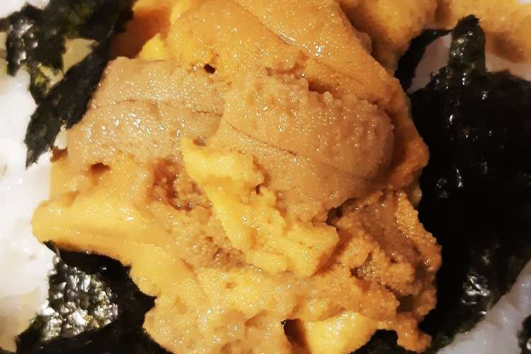 ウチのウニ丼 レシピ 作り方 By いしわりざくら クックパッド 簡単おいしいみんなのレシピが352万品