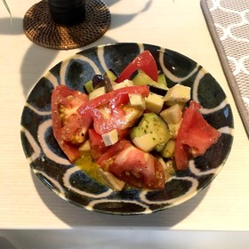 時短レンチン夏野菜マリネ