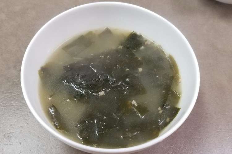 ミヨック 韓国わかめスープ レシピ 作り方 By Rika14 クックパッド 簡単おいしいみんなのレシピが356万品
