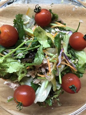 カット野菜 簡単サラダ