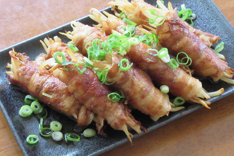 豚バラ肉のもやし巻き 照り焼き仕立て レシピ 作り方 By ﾋﾟｰさんのﾟｰﾟﾟ クックパッド 簡単おいしいみんなのレシピが361万品