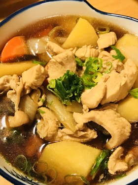 うす切り鶏むね肉の鶏じゃが●あまから煮