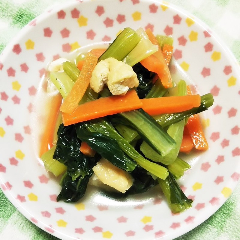 みんなが作ってる 小松菜 油揚 おひたしのレシピ クックパッド 簡単おいしいみんなのレシピが354万品