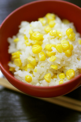 もちもち☆ごちそう「とうもろこしご飯」