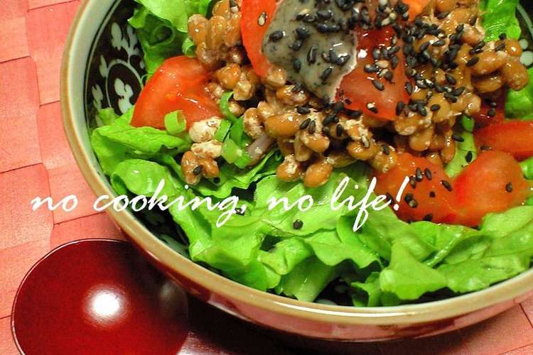 ご飯の代わりに レタスde納豆ポン丼 レシピ 作り方 By ゆーたんたん クックパッド 簡単おいしいみんなのレシピが377万品