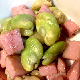 そら豆のソテー ・スペイン風