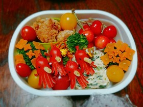 お弁当に簡単かわいいタコさんウインナー