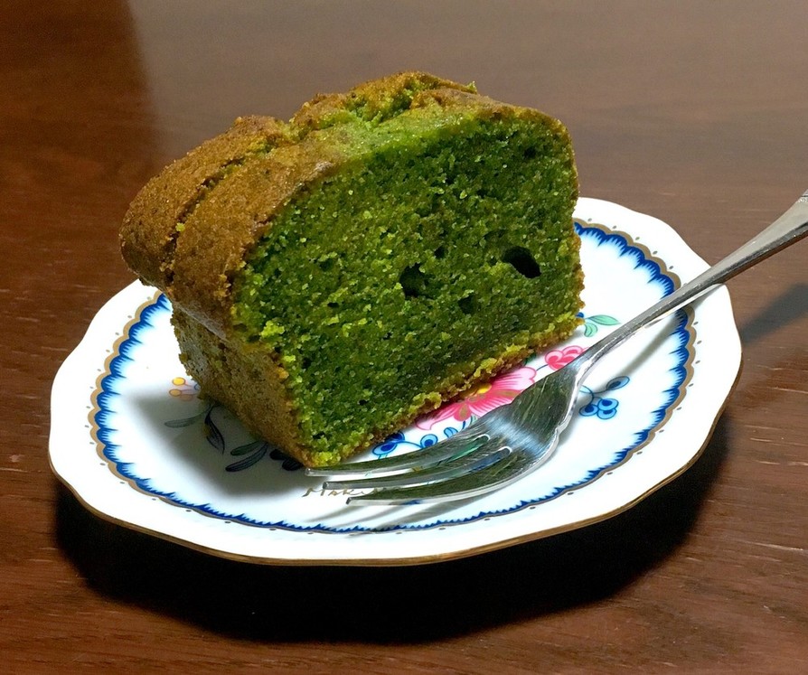 濃厚✨しっとり 抹茶パウンドケーキの画像