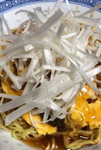 ふわとろ卵とシャキシャキ白髪葱の天津麺♡