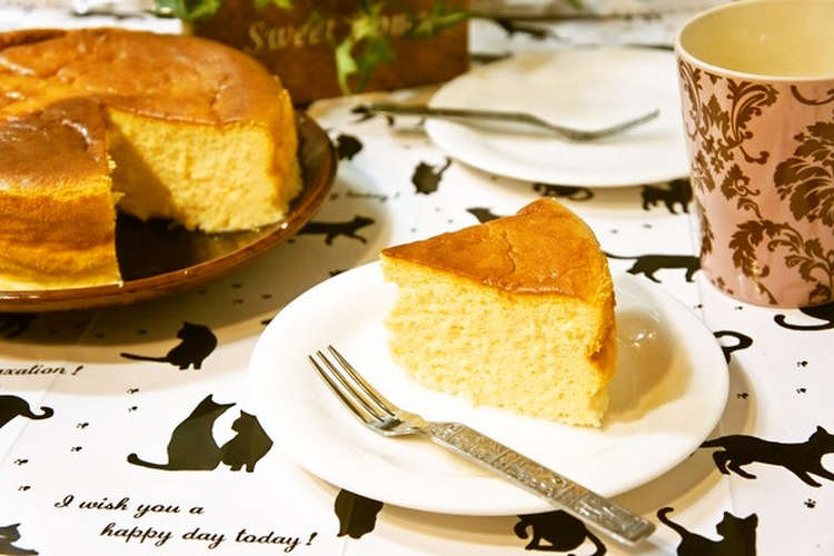子供が大絶賛 自慢のスフレチーズケーキ レシピ 作り方 By Happyママ クックパッド