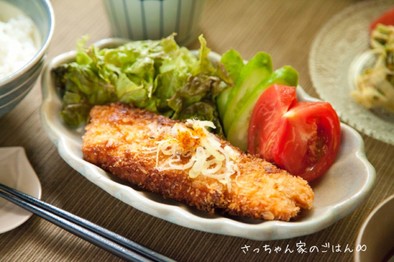 味噌マヨサーモンフライ⁂卵なしでサクフワの写真