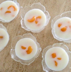 みかん牛乳寒天♪