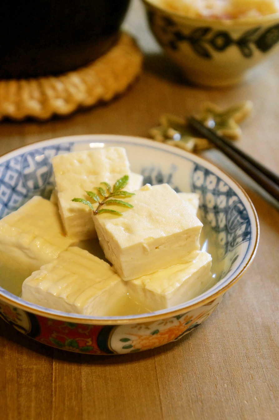 あっさりシンプル！木綿豆腐の煮物の画像