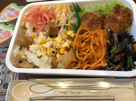 作り置き冷凍おかずで時短なお弁当!