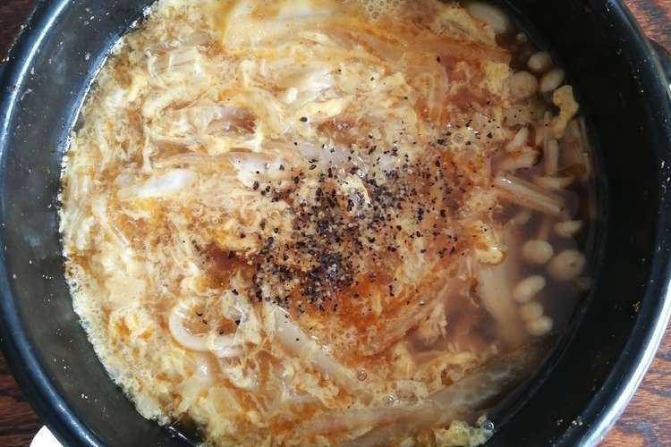 旦那の朝ごはん カレーうどん レシピ 作り方 By オソマソマ クックパッド 簡単おいしいみんなのレシピが366万品