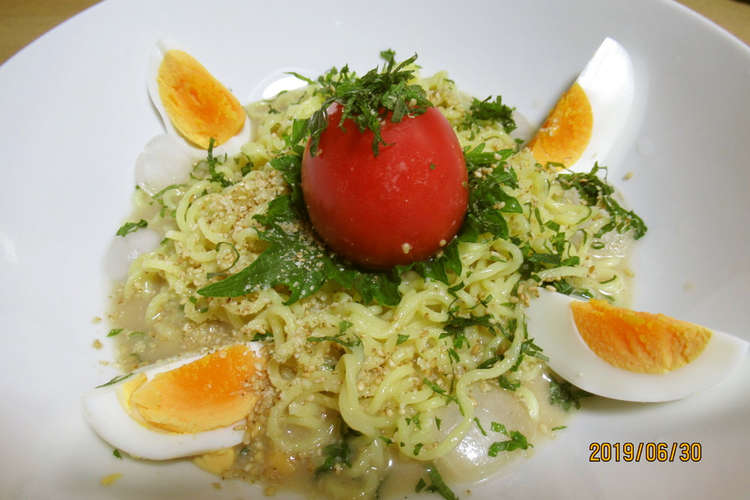 トマトファルシー イタリアンラーメン レシピ 作り方 By 凝った料理は作るな クックパッド