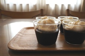 簡単!カフェ風なめらかコーヒーゼリー