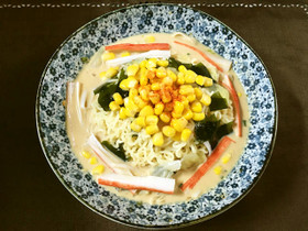 豆乳コーンみそラーメン~♪