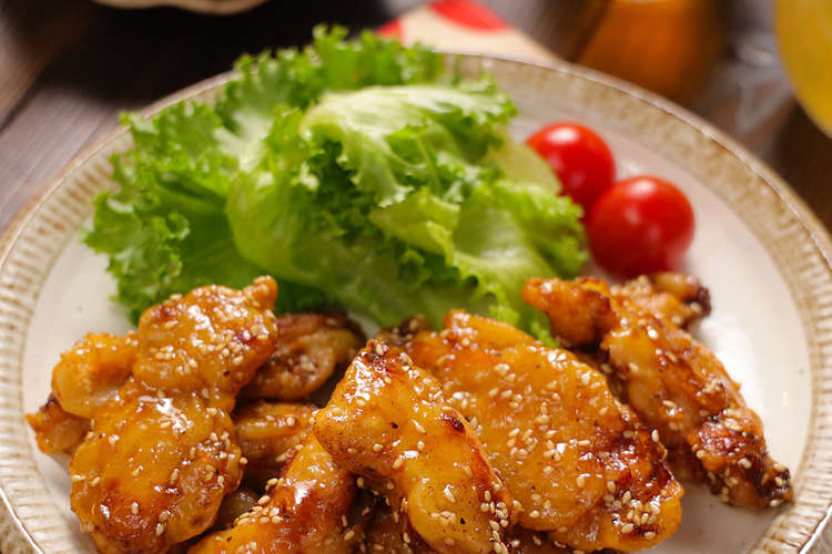 やわらか鶏むね肉の甘辛唐揚げ 韓国式中華 カンプンギ By Asuca レシピサイト Nadia ナディア プロの料理家のおいしいレシピ