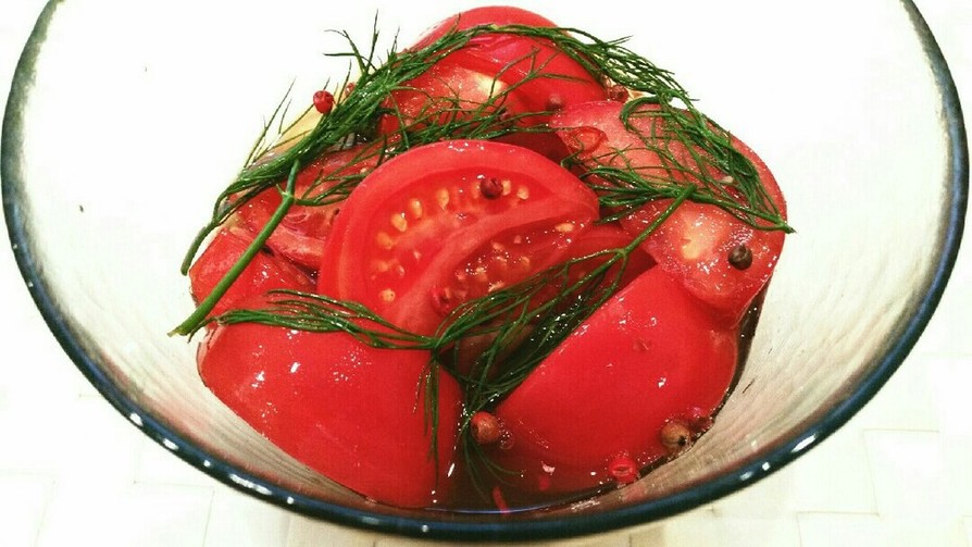 簡単♡トマトとディルのピクルス♡の画像