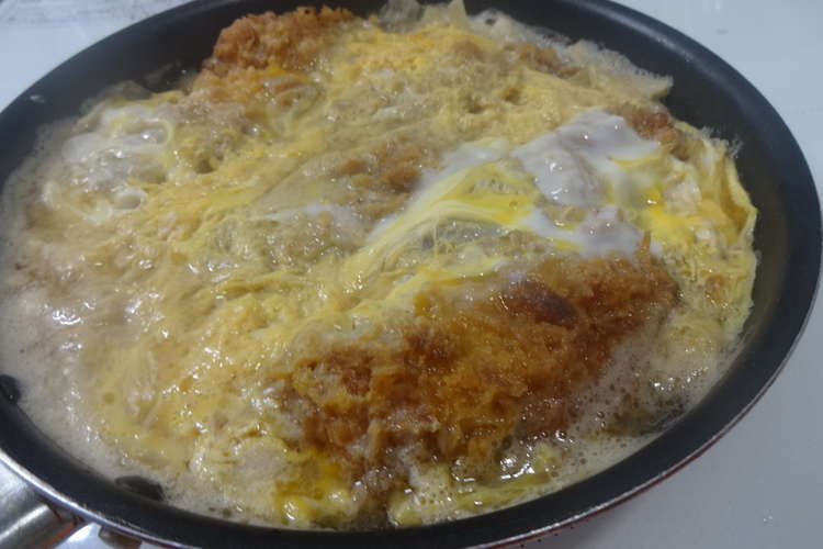 お惣菜チキンカツでカツ重 レシピ 作り方 By Gucchihiro クックパッド 簡単おいしいみんなのレシピが354万品
