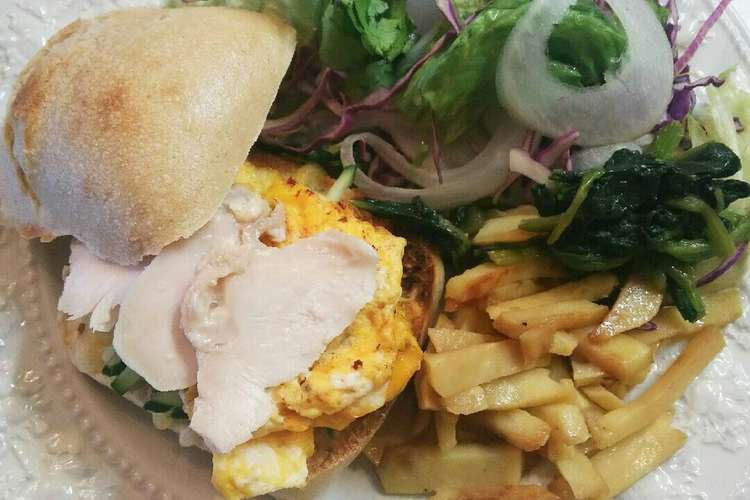 コストコ チャバタ サラダチキン サンド レシピ 作り方 By Msgnb1 クックパッド 簡単おいしいみんなのレシピが356万品