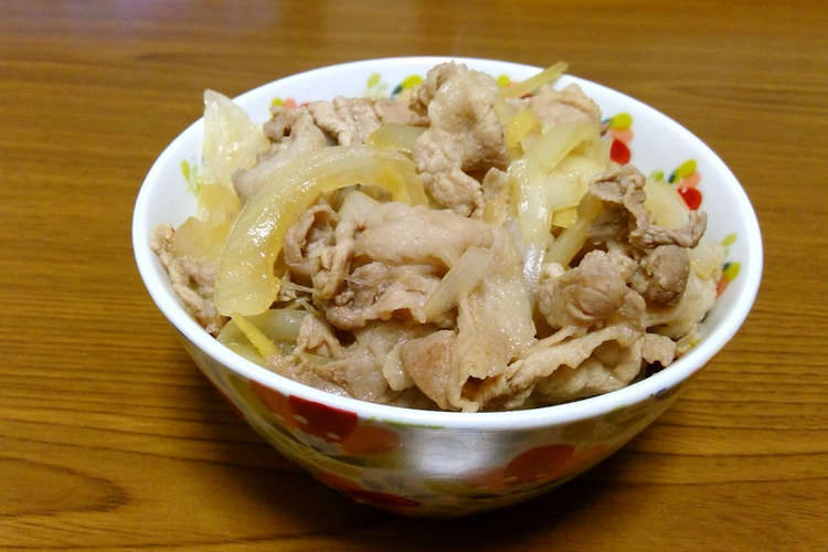 しょうがでさっぱり 豚丼の具 レシピ 作り方 By Yuhuoba クックパッド 簡単おいしいみんなのレシピが355万品