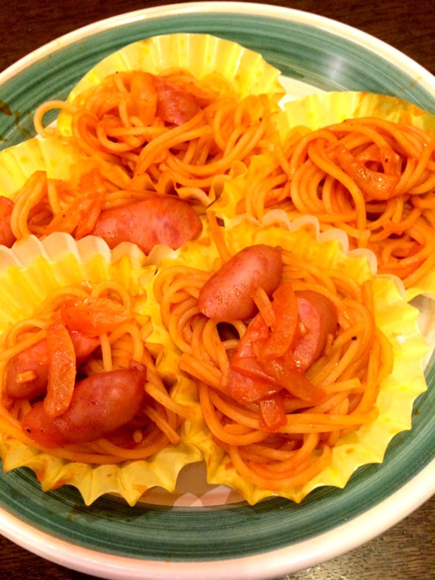お弁当作りおき♪スパゲティナポリタン♪の画像