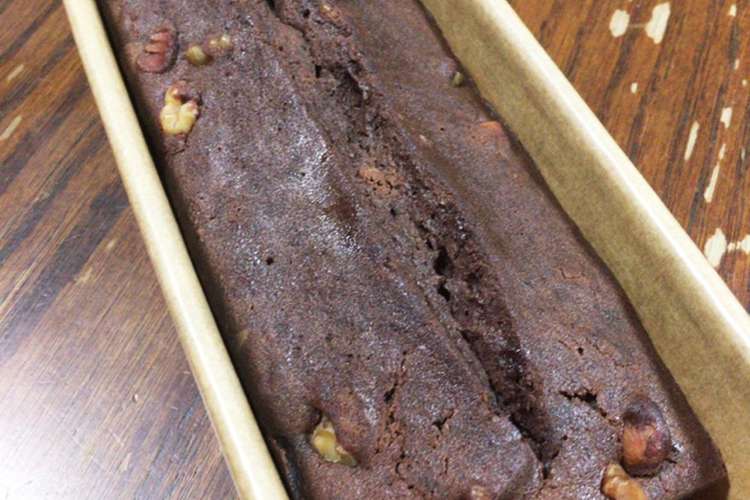 Bpなしウイスキーパウンドチョコケーキ レシピ 作り方 By 紅葉まき クックパッド 簡単おいしいみんなのレシピが357万品
