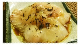 簡単♪鯛のカルパッチョ