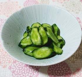 和風顆粒だしできゅうりの漬物
