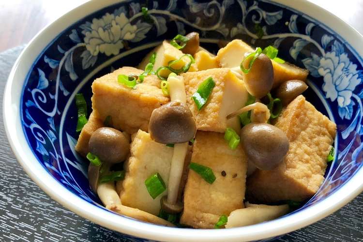厚揚げとしめじの甘辛炒め お弁当 副菜 レシピ 作り方 By お料理ニャロメ クックパッド 簡単おいしいみんなのレシピが352万品
