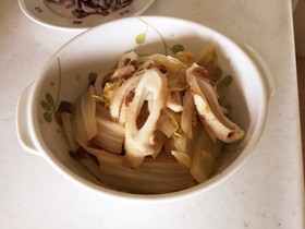 白菜とちくわの煮物