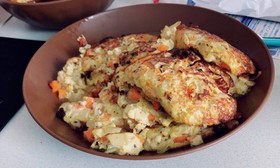 パン粉なし、肉なし 豆腐ハンバーグ