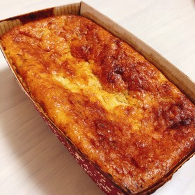 バナナdeふわふわパウンドケーキ